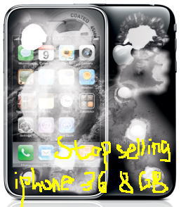 AT&T has given up selling iphone 3G