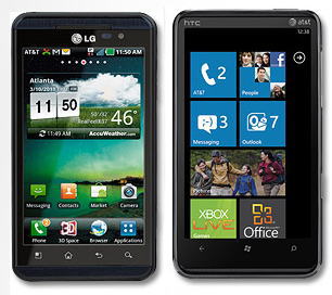 AT&T intros LG Thrill 4G and HTC HD7S